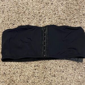 Black Strapless Bandeau Bra